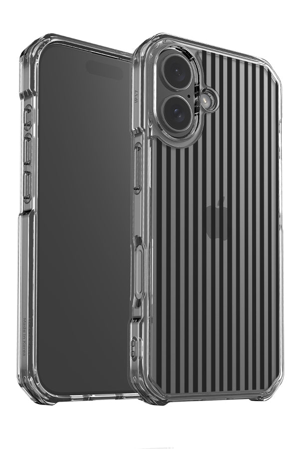 Stripe Clear Impact Phone Case – Line Study Design – Harper & Blake