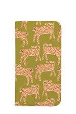 Lazy Cheetah Wallet Case (Yellow)