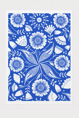 Botanical Blue by Rachel Parker Giclée Art Print Poster (Blue) | Harper & Blake