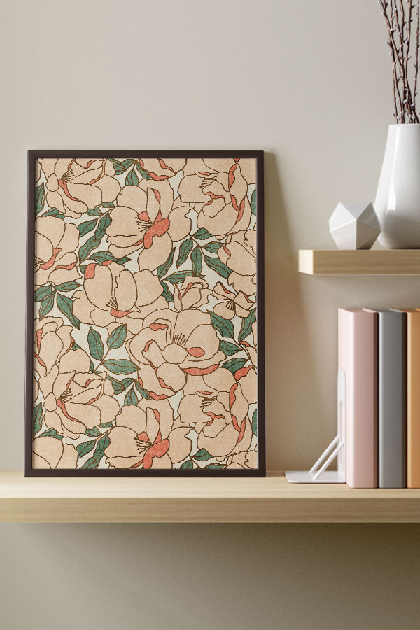 Floribunda By Amy MacCready Giclée Art Print Poster (Peach)