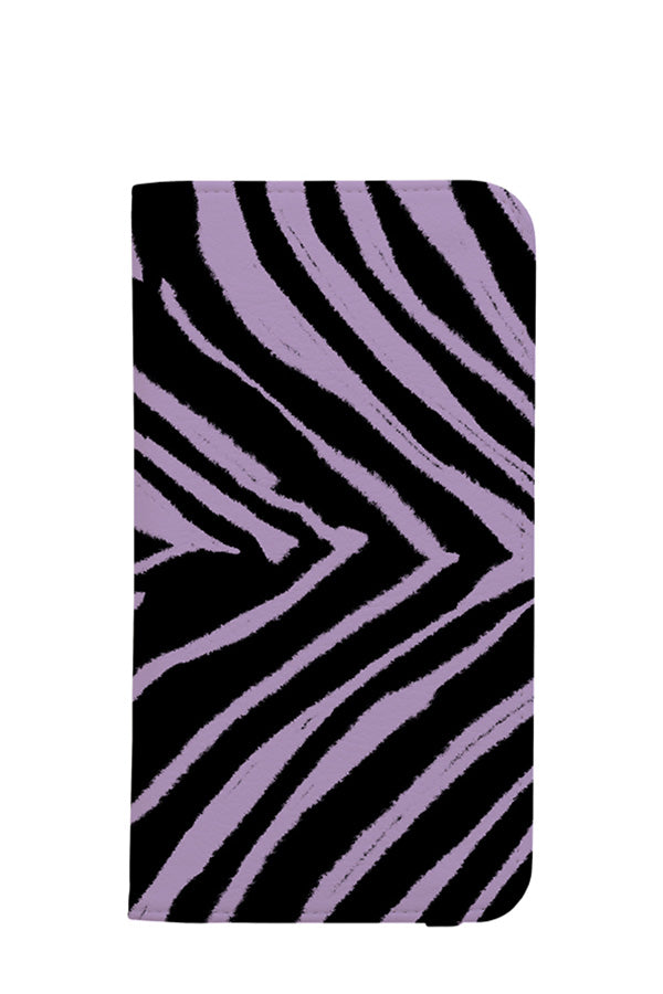 Zebra Animal Wallet Print Phone Case (Lilac Purple) | Harper & Blake