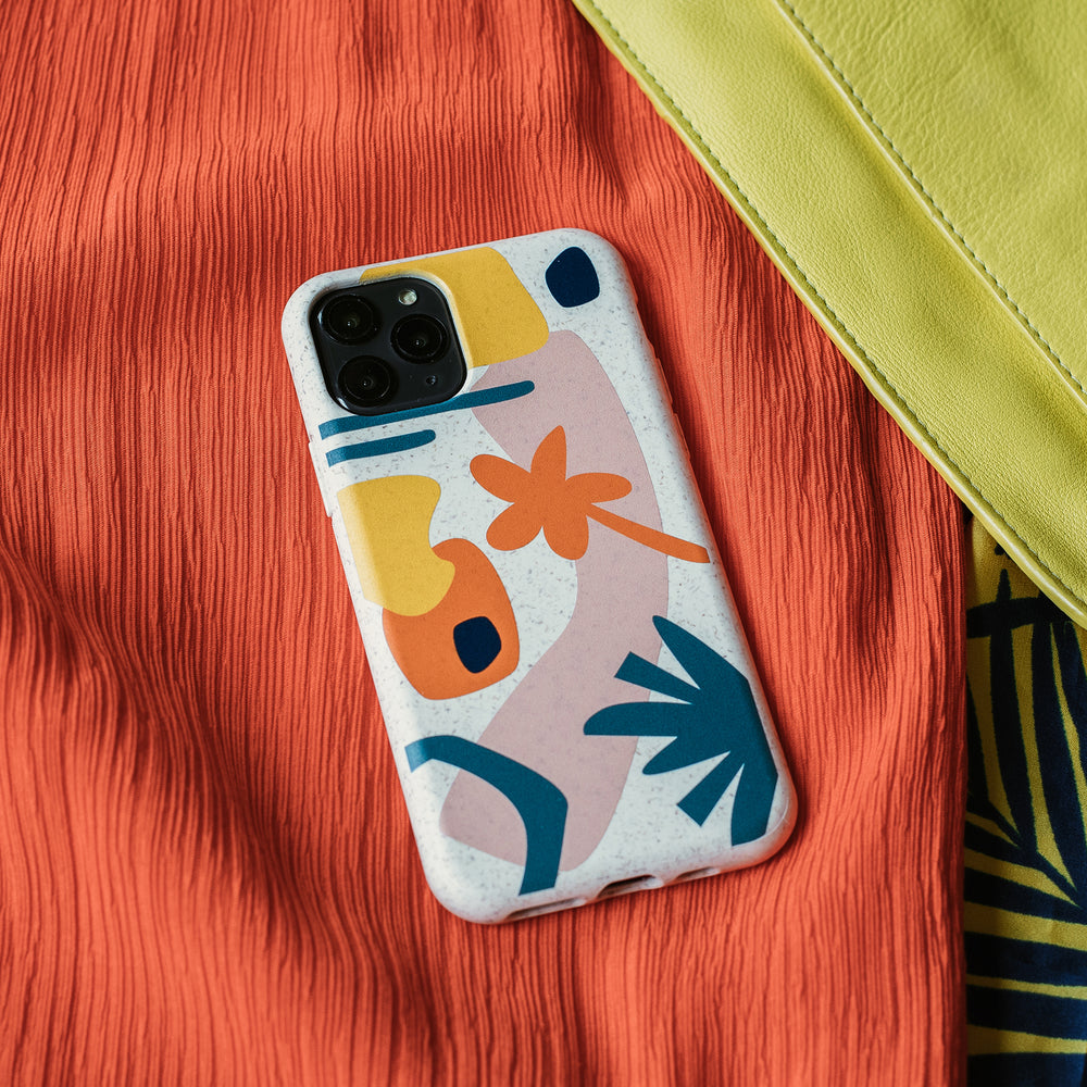 Abstract Eco Bamboo Phone Case | Harper & Blake