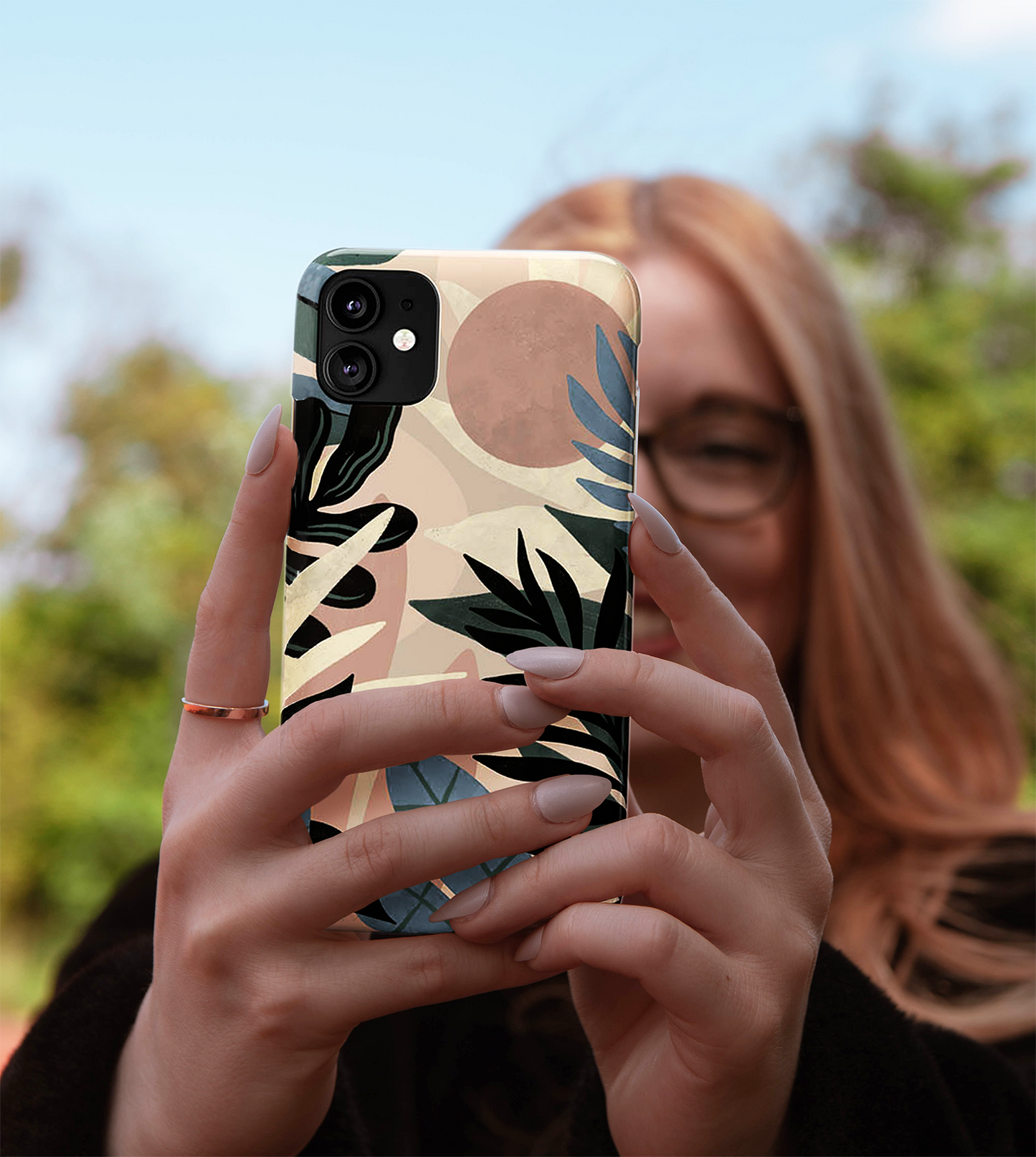 Do Phone Cases Scratch my Phone? | Harper & Blake | Tropical Leaves iPhone Case