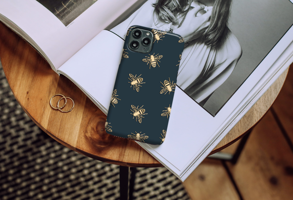 Bee Gold Lux Phone Case | Harper & Blake