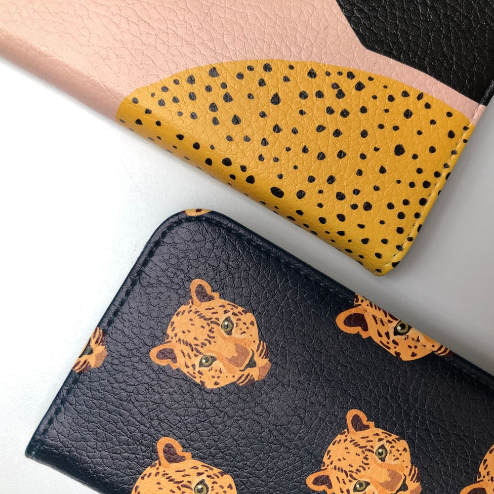 Leopard and Abstract Wallet Phone Case | Harper & Blake 