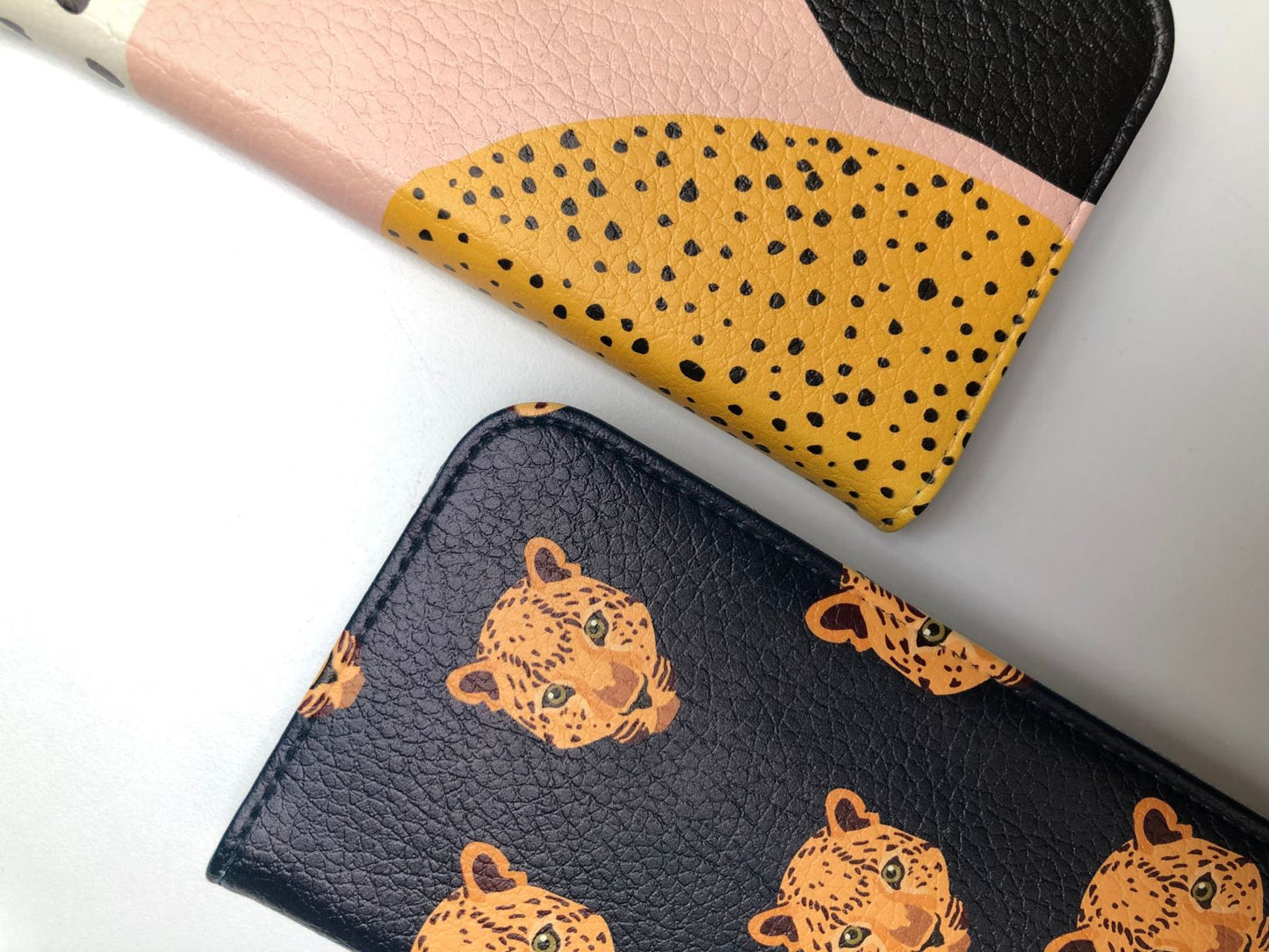 Leopard and Abstract Wallet Phone Case | Harper & Blake 