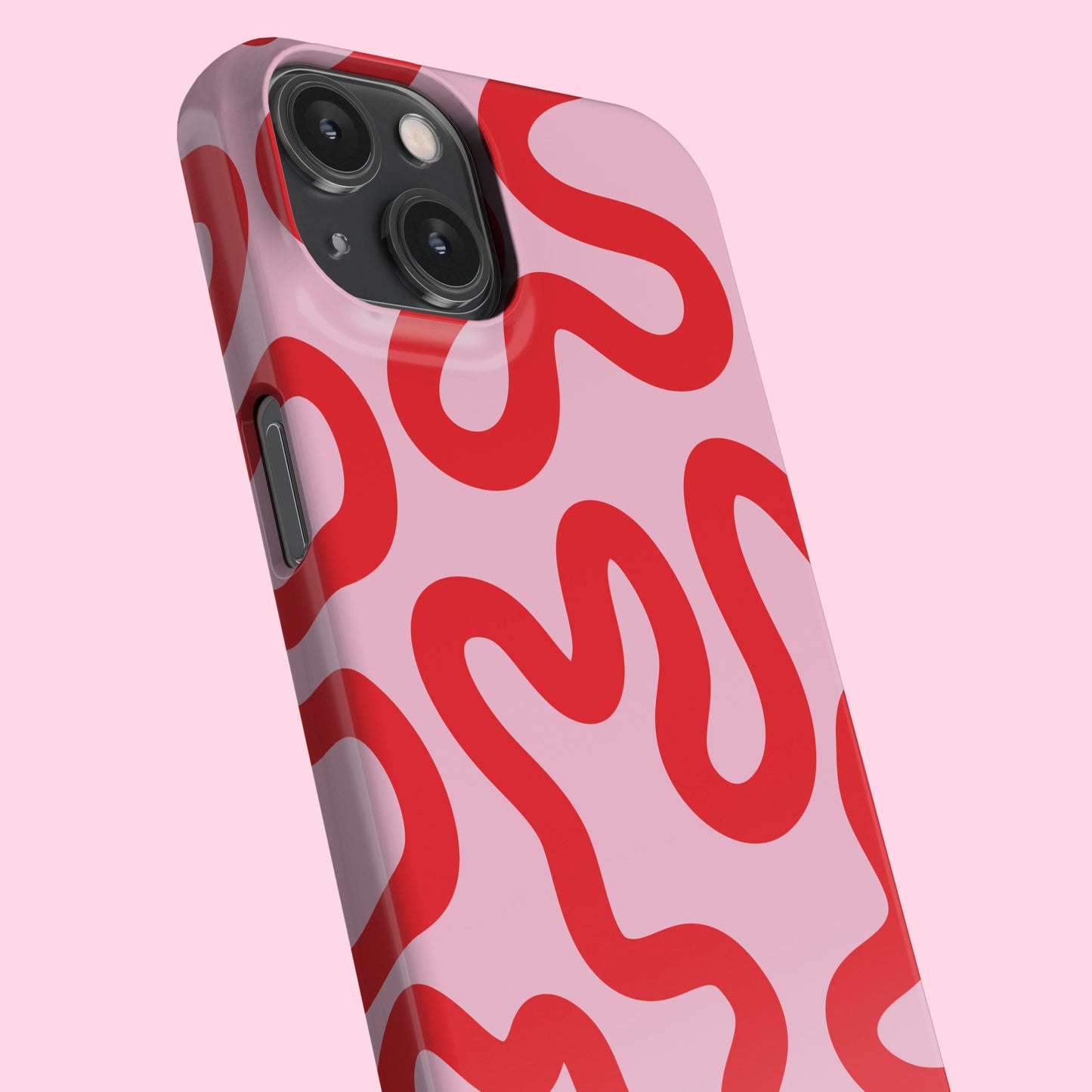 Pink Swirl Red Phone Case | Harper & Blake