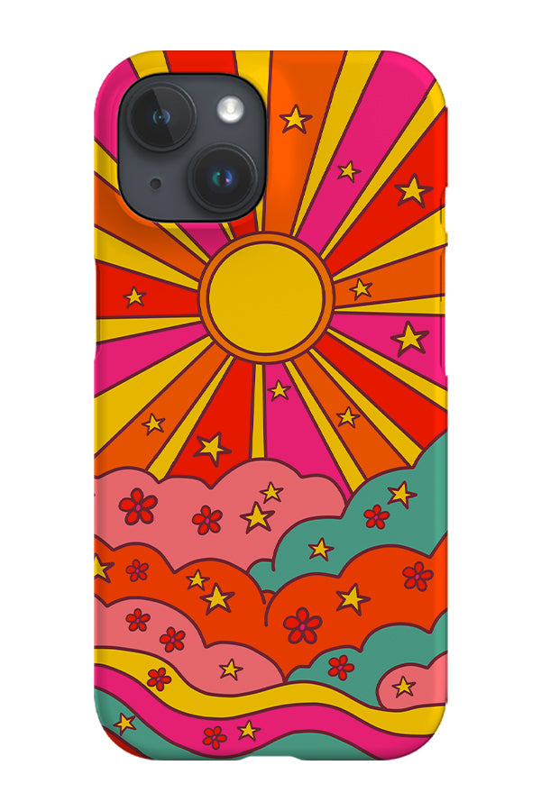70s Sunrise Phone Case (Multicolour) | Harper & Blake
