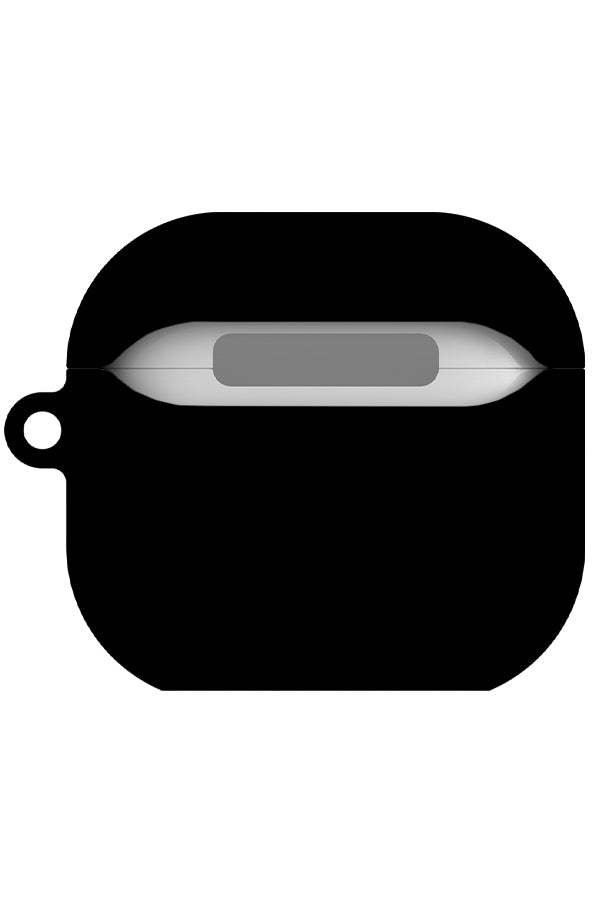 Plain Block Minimalist AirPod Gen 4 Case (Black) | Harper & Blake