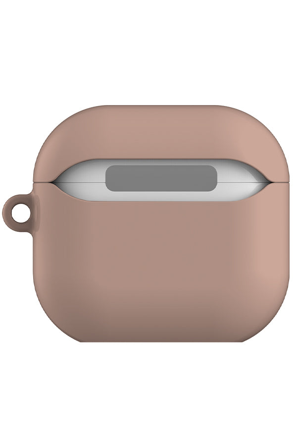 Still Tone Block Colour AirPod Gen 4 Case (Pale Terracotta) | Harper & Blake