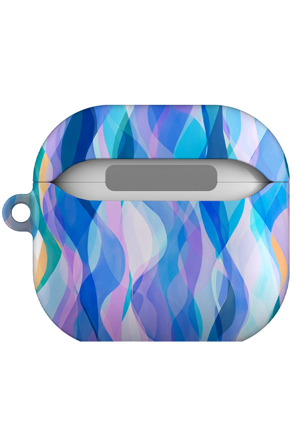 Water Wave by Rachel Parker AirPod Gen 4 Case (Blue) | Harper & Blake