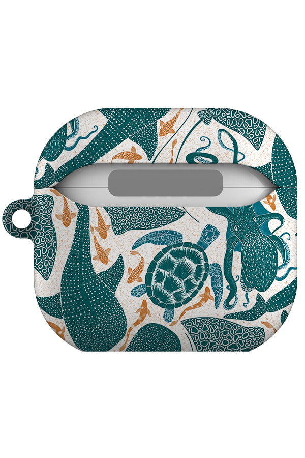 Whale Shark Aqua by Denes Anna Design AirPod Gen 4 Case | Harper & Blake