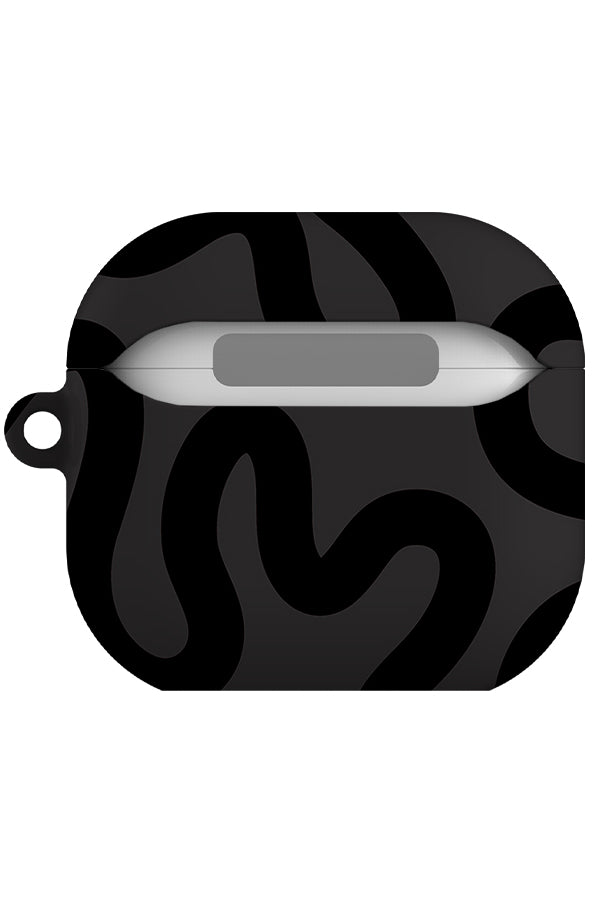Swirl Lines Abstract AirPod Gen 4 Case (Grey) | Harper & Blake