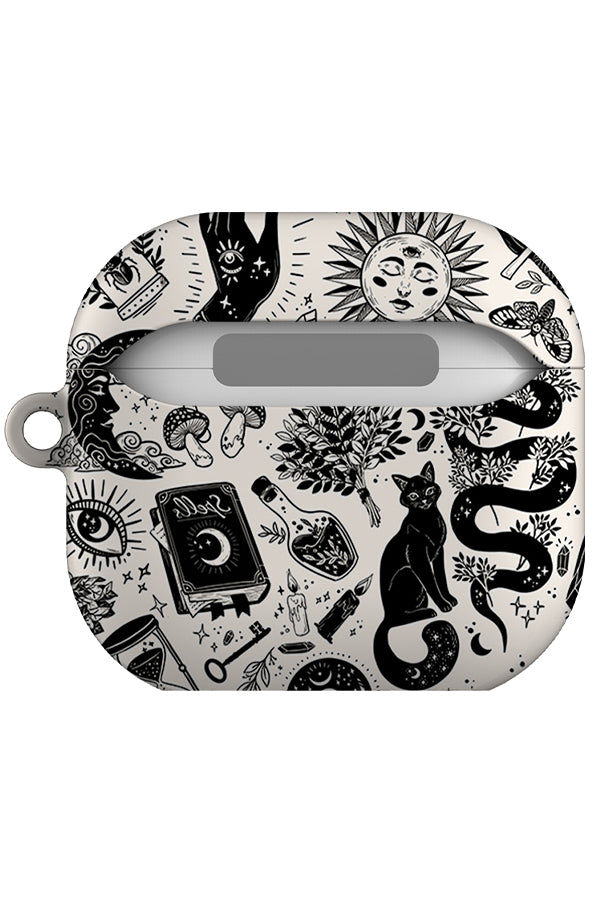 Witchy Things by Serena Archetti AirPod Gen 4 Case (White) | Harper & Blake