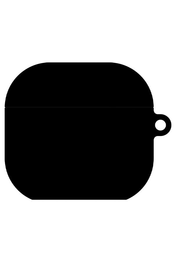 Plain Block Minimalist AirPod Gen 4 Case (Black) | Harper & Blake