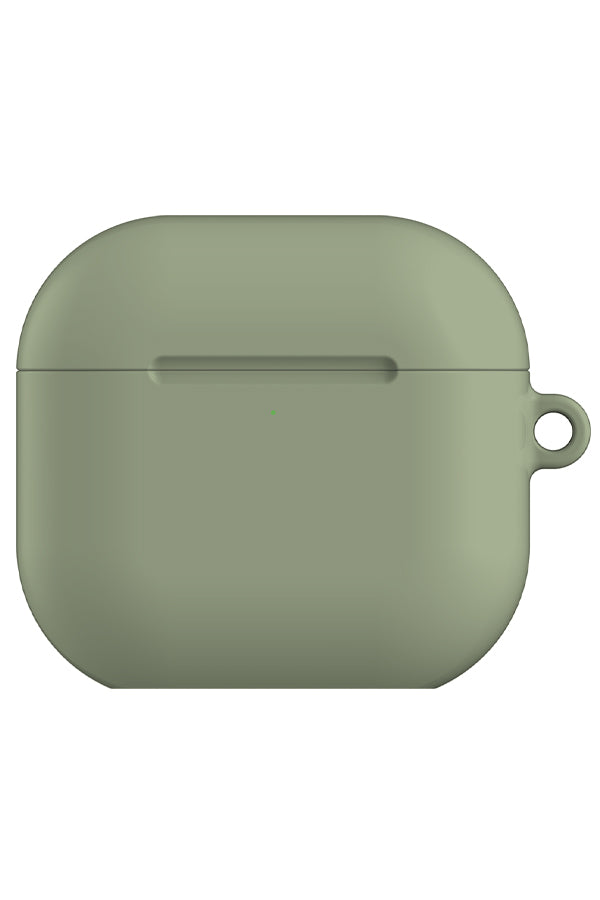 Plain Block Minimalist AirPod Gen 4 Case (Sage Green) | Harper & Blake