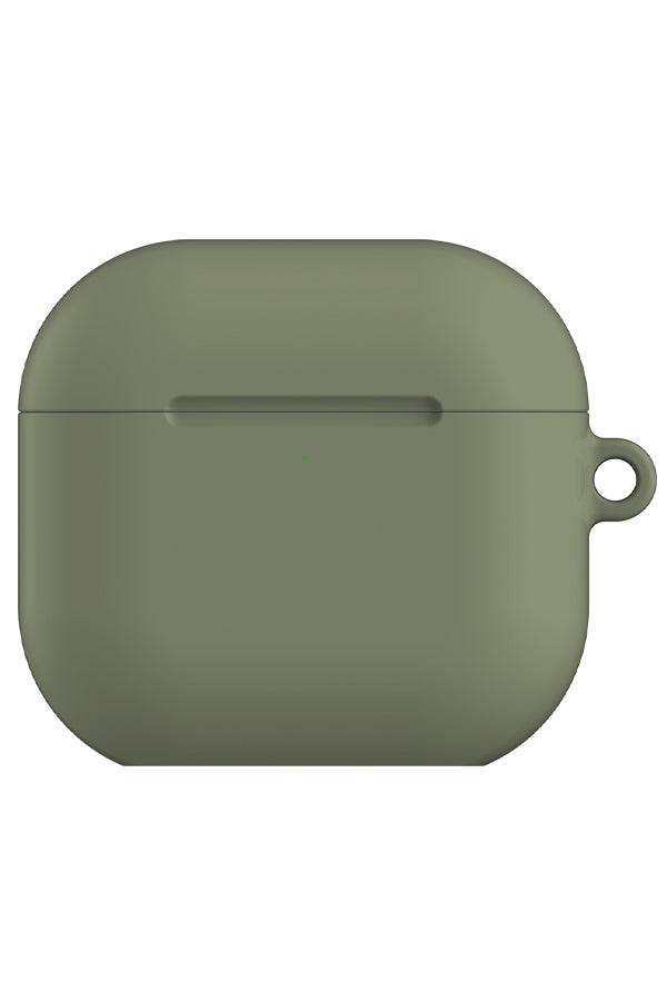 Still Tone Block Colour AirPod Gen 4 Case (Moss Green) | Harper & Blake
