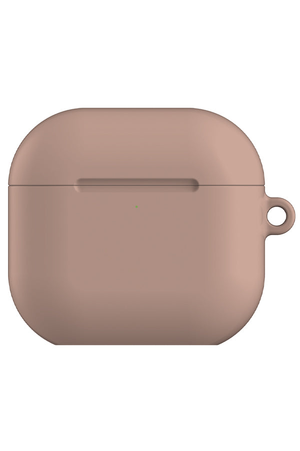 Still Tone Block Colour AirPod Gen 4 Case (Pale Terracotta) | Harper & Blake