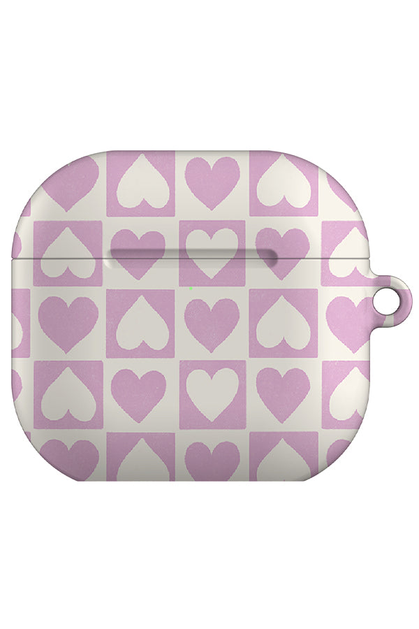 Heart Check By Rebecca Elfast AirPod Gen 4 Case (Lilac) | Harper & Blake