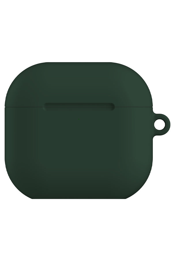 Still Block Solid Colour AirPod Gen 4 Case (Pine Green) | Harper & Blake