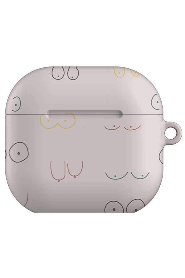 Boob Print AirPod Gen 4 Case (Pastel) | Harper & Blake