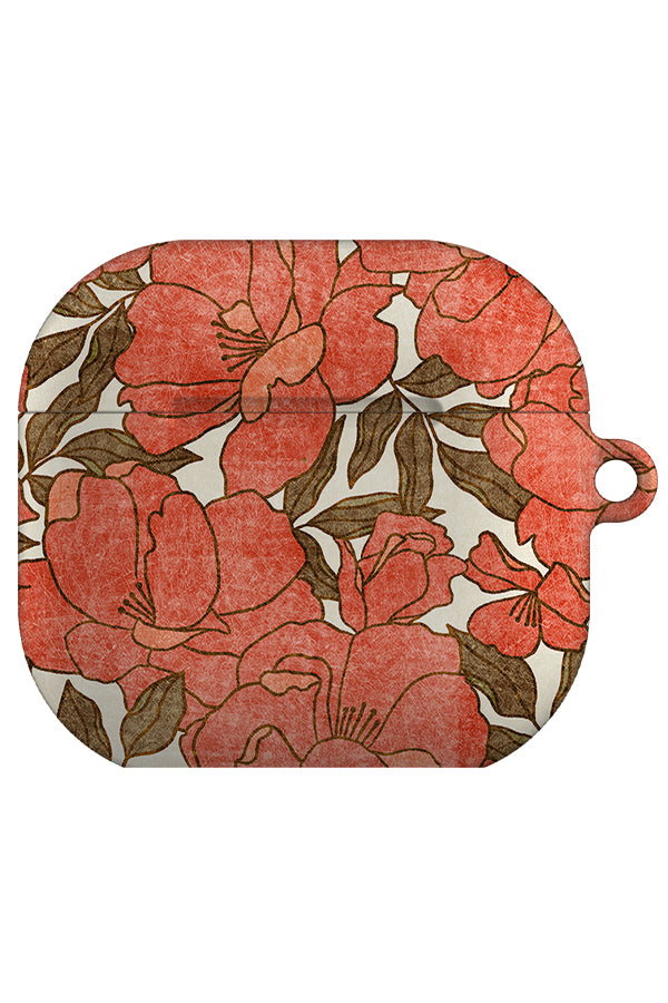 Floribunda By Amy MacCready AirPod Gen 4 Case (Red) | Harper & Blake