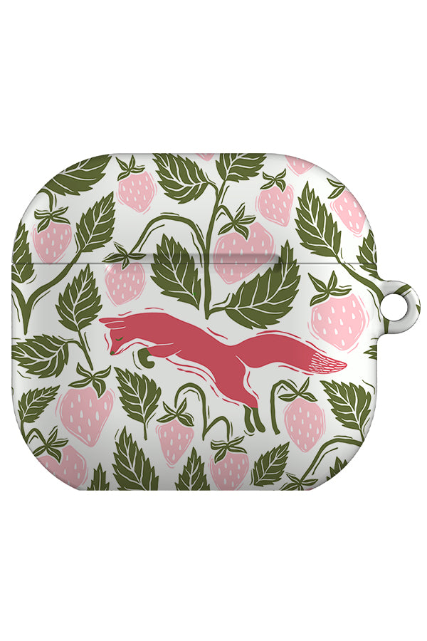 Strawberry Fox by Vivian Hasenclever AirPod Gen 4 Case | Harper & Blake