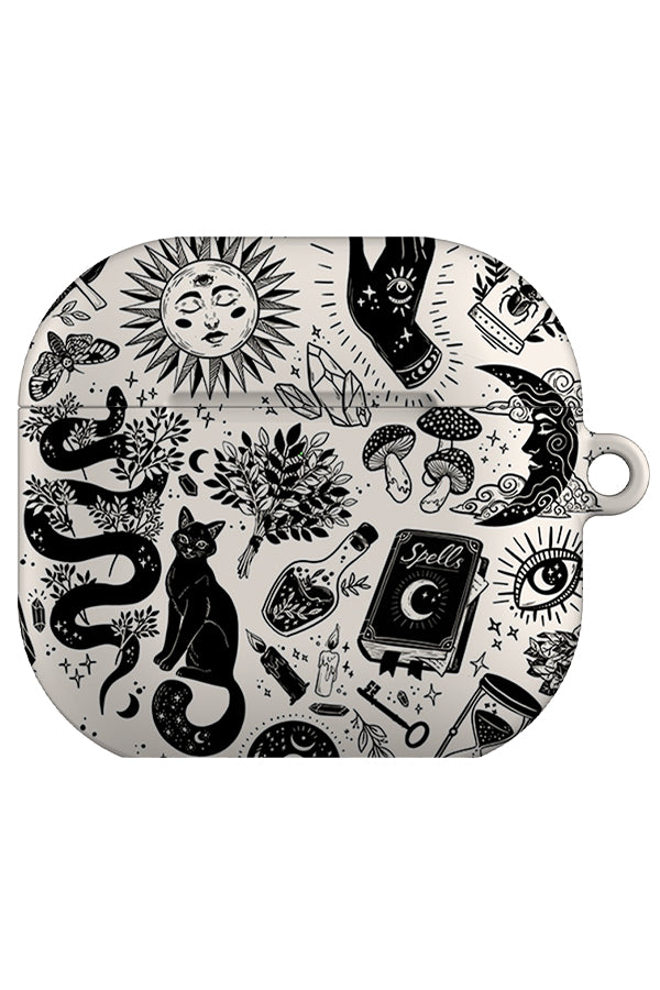 Witchy Things by Serena Archetti AirPod Gen 4 Case (White) | Harper & Blake