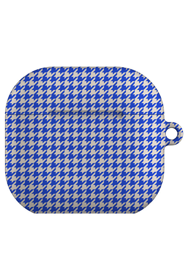 Still Houndstooth AirPod Gen 4 Case (Electric Blue) | Harper & Blake