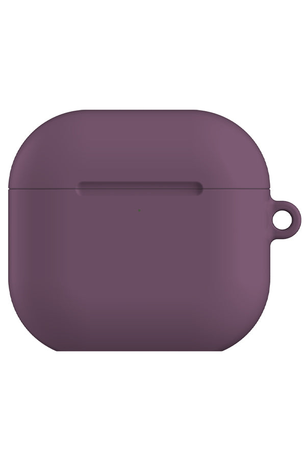 Still Block Solid Colour AirPod Gen 4 Case (Dusty Plum) | Harper & Blake