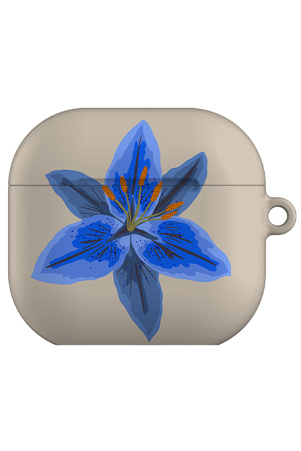 Lily Placement AirPod Gen 4 Case (Off-White & Blue) | Harper & Blake