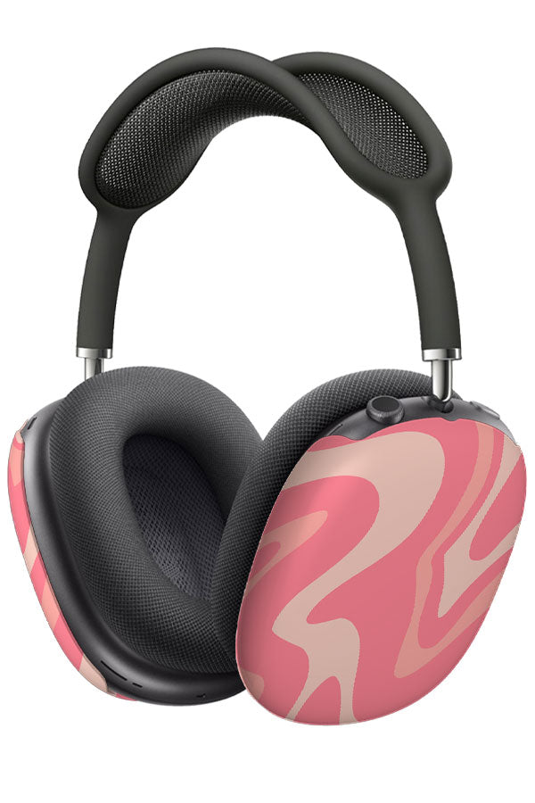 Abstract Wave AirPod Max Case (Blush Pink) | Harper & Blake