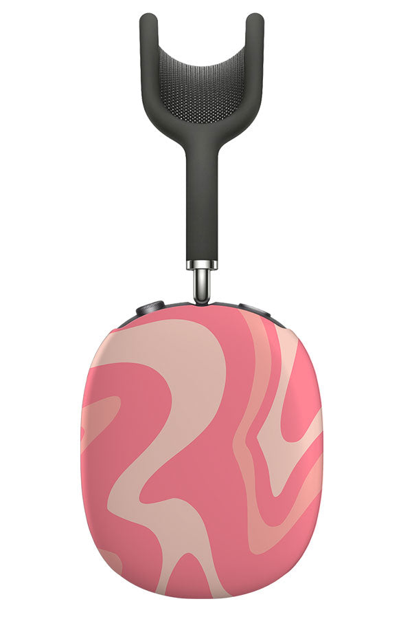 Abstract Wave AirPod Max Case (Blush Pink) | Harper & Blake