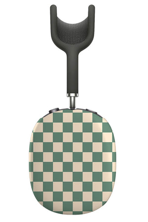 Checkered AirPod Max Case (Green Beige) | Harper & Blake