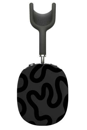 Swirl Lines Abstract AirPod Max Case (Grey) | Harper & Blake