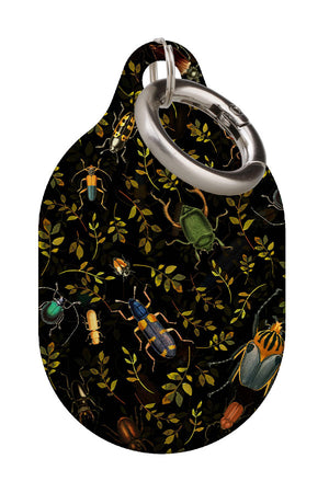 Vintage Beetle Dance By Uta Naumann AirTag Case (Black) | Harper & Blake