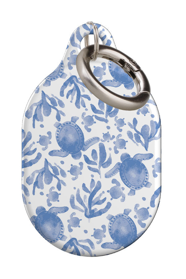 Blue Turtles by Dawn of Designs AirTag Case (Blue) | Harper & Blake