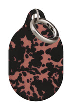 Tortoise Print AirTag Case (Peach)