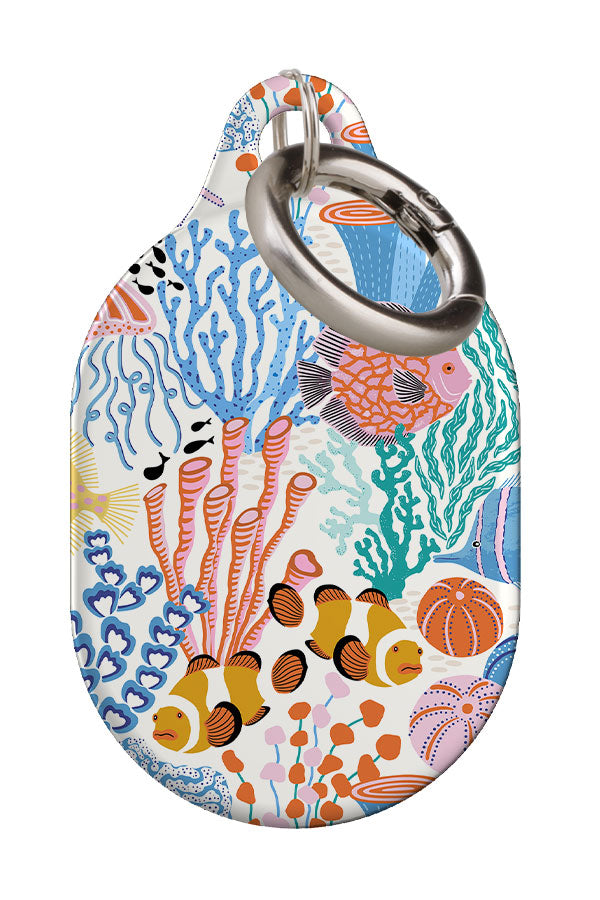 Coral Reef by Vivian Hasenclever AirTag Case (White)