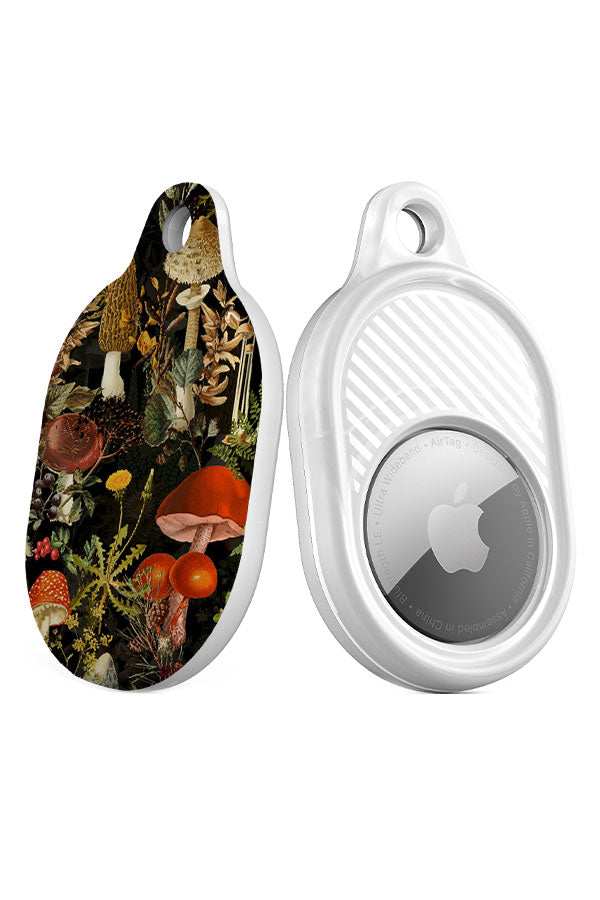 Vintage Mystic Forest Garden By Uta Naumann AirTag Case (Black) | Harper & Blake