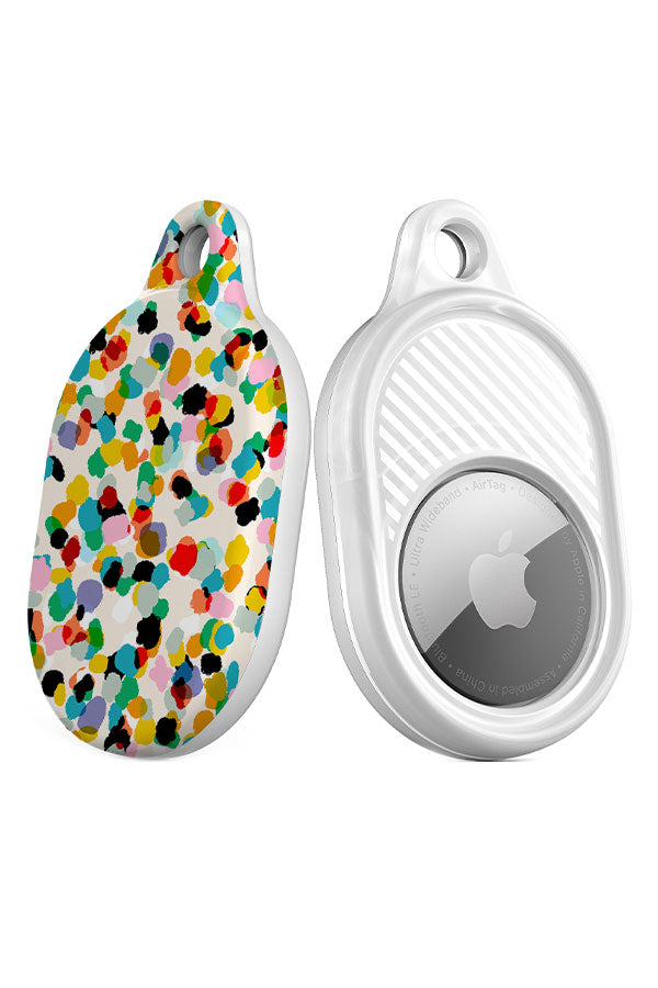 Party Spot by Rachel Parker AirTag Case (Rainbow) | Harper & Blake