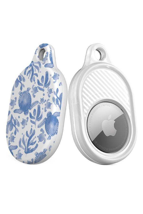 Blue Turtles by Dawn of Designs AirTag Case (Blue) | Harper & Blake
