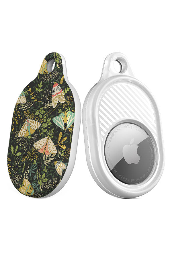 Microscopic Worlds by Garabateo AirTag Case (Green) | Harper & Blake