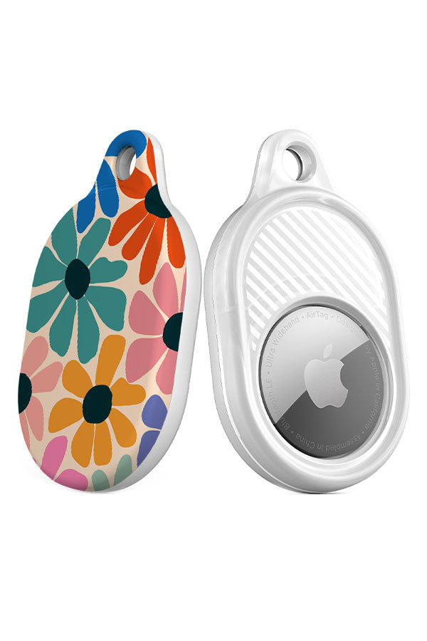 Retro Fun Floral By Gavthomeu AirTag Case (Colourful) | Harper & Blake