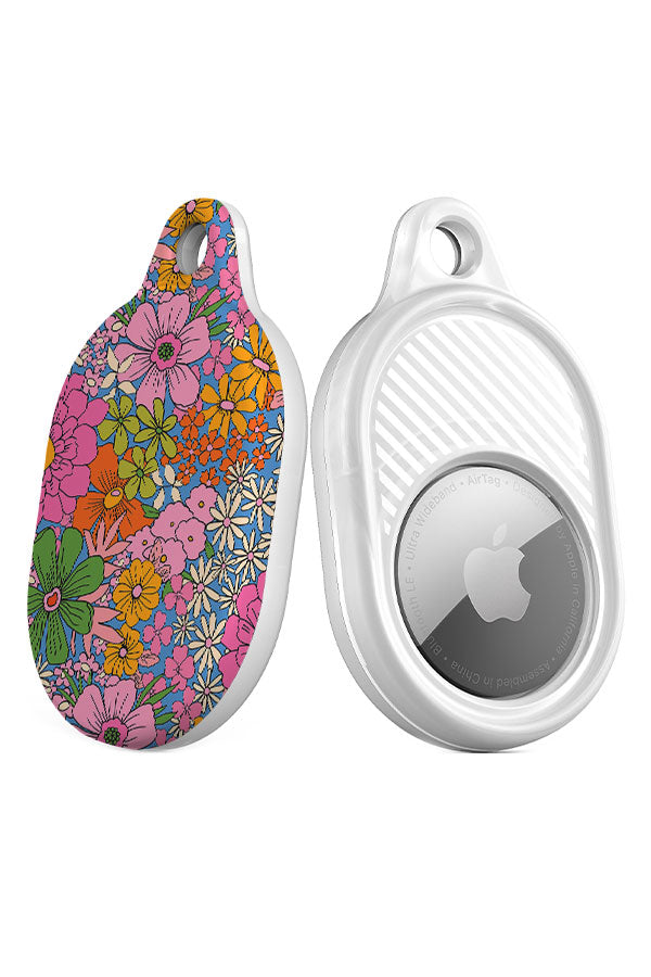 Flower Child by Kayla Ann AirTag Case (Blue) | Harper & Blake