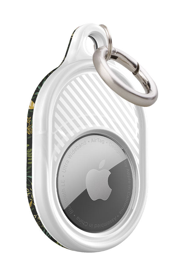 Microscopic Worlds by Garabateo AirTag Case (Green) | Harper & Blake