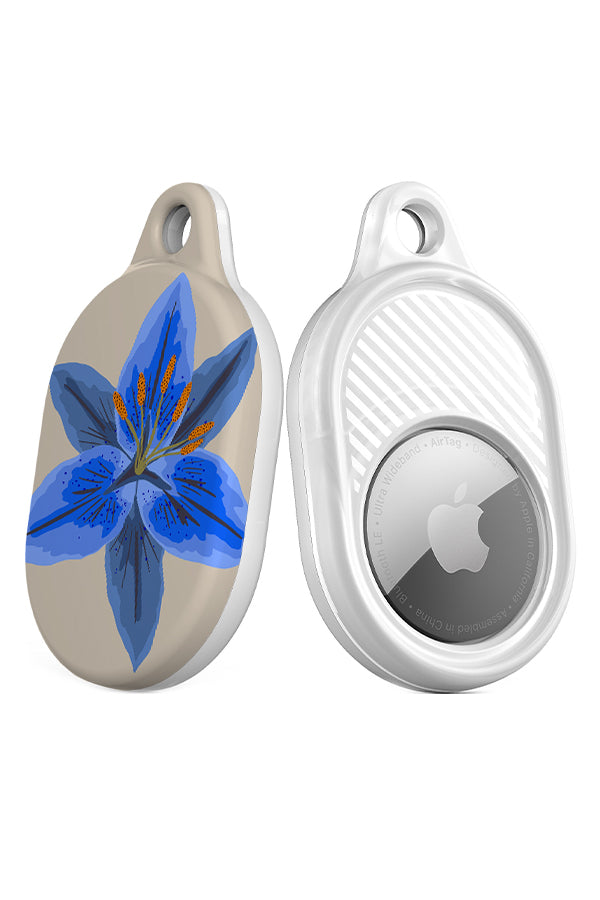 Lily Placement AirTag Case (Off-White) | Harper & Blake