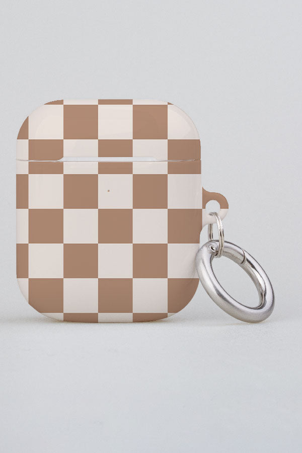 
                  
                    Check Pattern AirPod Case (Brown White) | Harper & Blake
                  
                