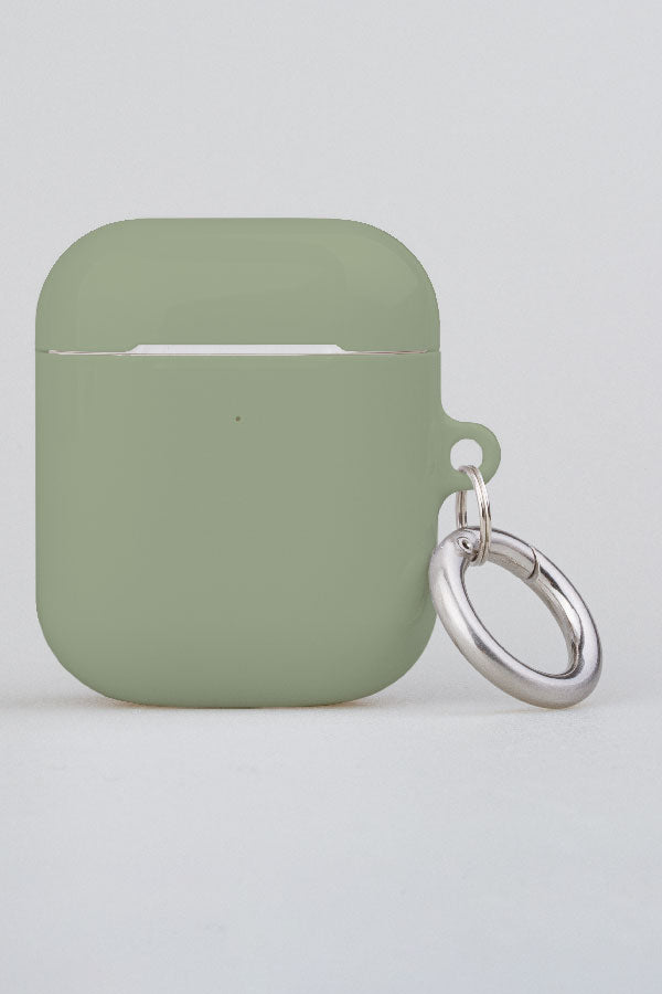 Plain Block Minimalist AirPod Case (Sage Green) | Harper & Blake