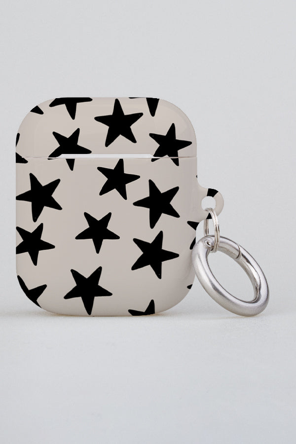 Vintage Stars AirPod Case (White) | Harper & Blake